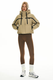 Camara – Kurze gesteppte Damen-Winterjacke mit Kapuze – Ansicht 9