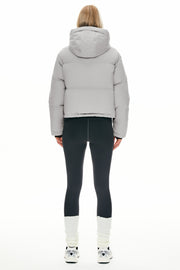 Camara – Kurze gesteppte Damen-Winterjacke mit Kapuze – Ansicht 20