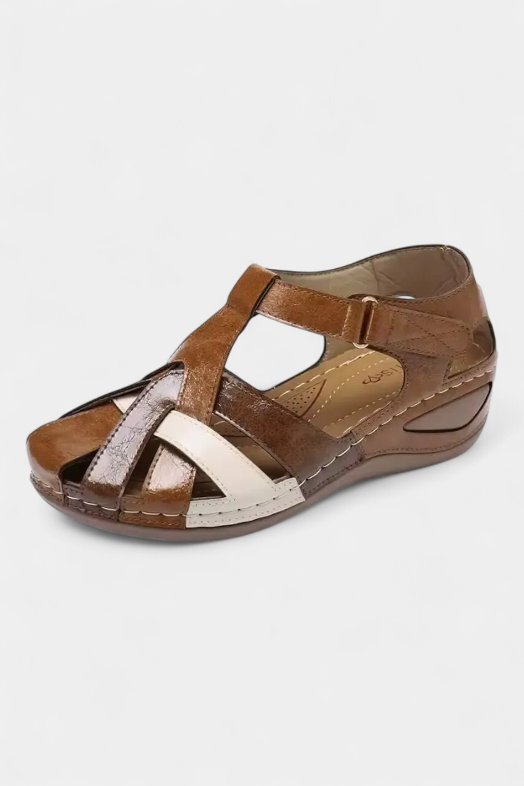 Orthopädische Damen-Sandalen Alphie im Vintage-Stil – Ansicht 8