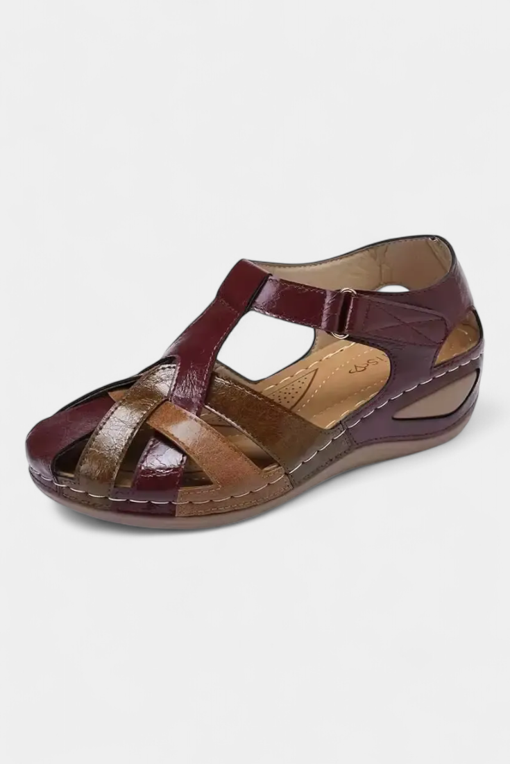 Orthopädische Damen-Sandalen Alphie im Vintage-Stil – Ansicht 5
