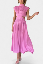 Jocelyn – Kleid-Set für Damen mit hohem Ausschnitt und Seitenschlitz – Ansicht 24