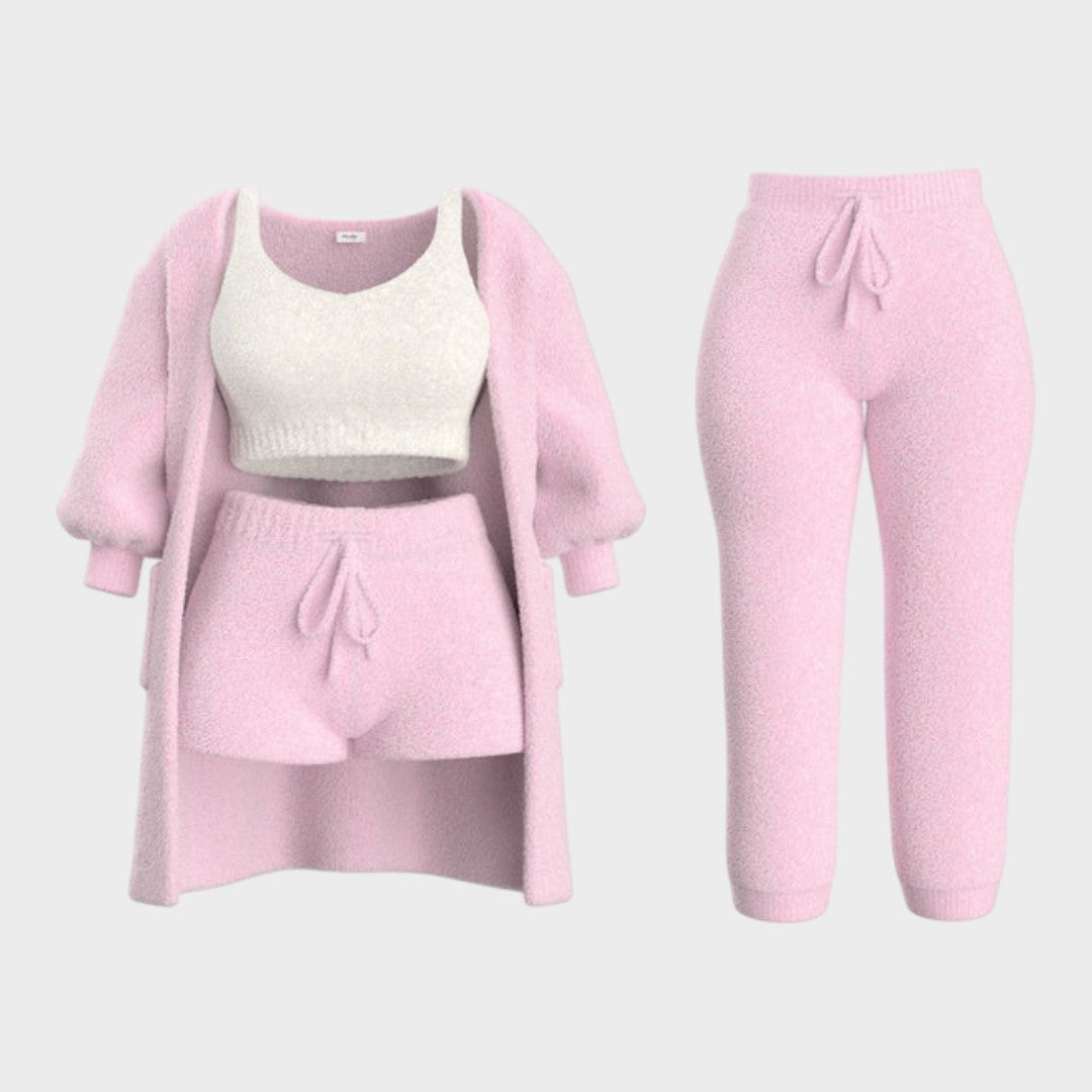 Roxanni – Weiches Damen-Strickset – Ansicht 3
