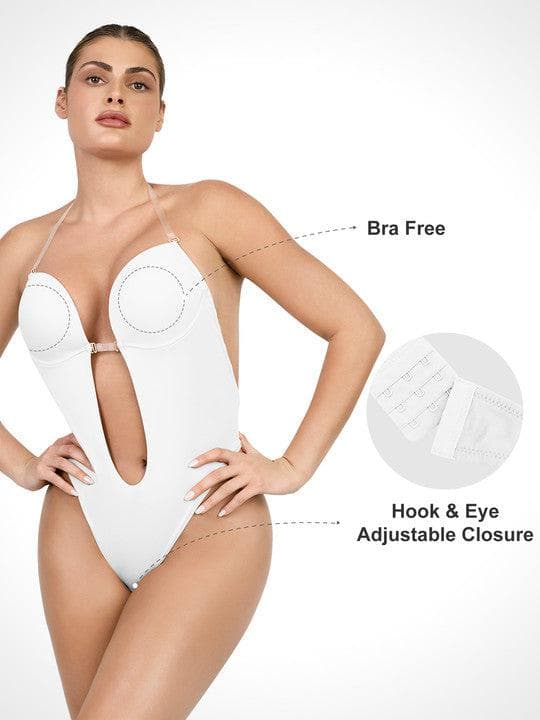 Damen-Body mit offenem Rücken und dünnen Trägern – Ansicht 2