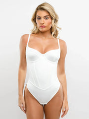 Damen-Korsett-Body mit String und Bauchkontrolle