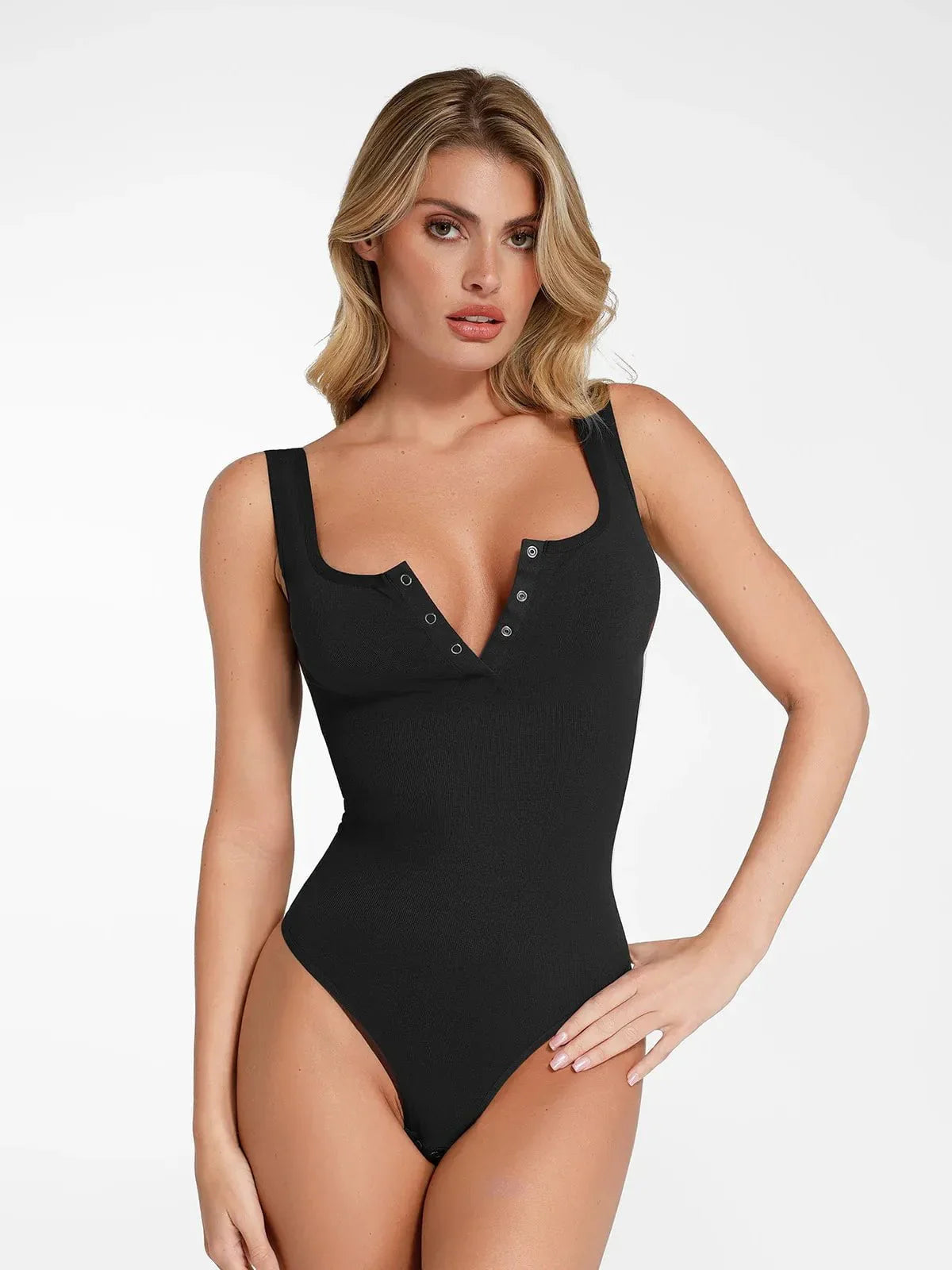 Ärmelloser nahtloser Modal-Body für Damen