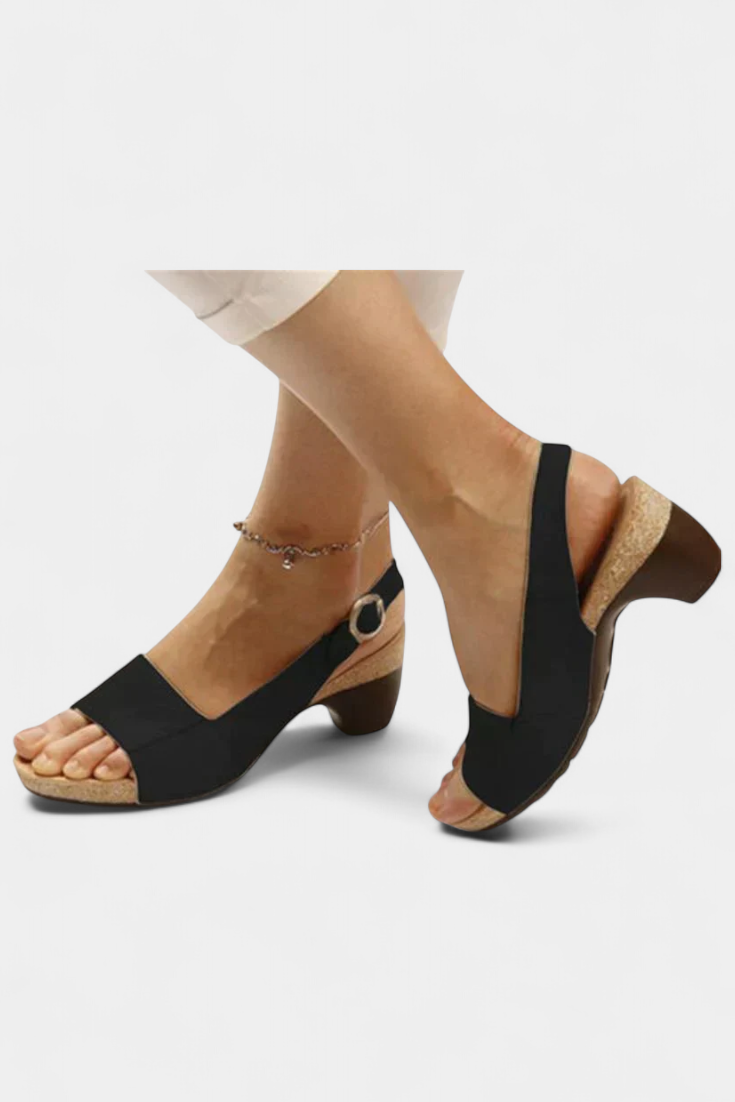 Orthopädische Damen-Sandalen Judy mit offener Ferse – Ansicht 4