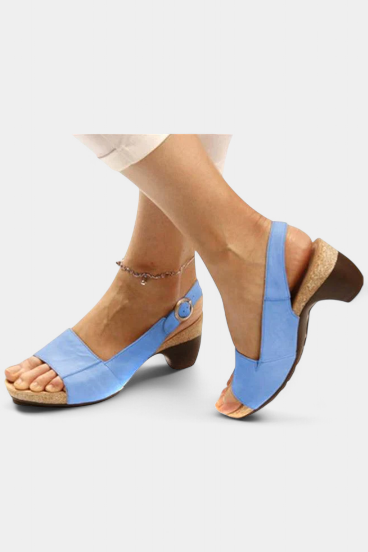 Orthopädische Damen-Sandalen Judy mit offener Ferse – Ansicht 8