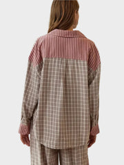 Sarah – Damen-Pyjama-Set mit Oberteil und Hose – Ansicht 3