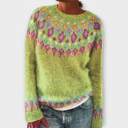 Bequemer warmer Damenpullover Devyn im Retro-Stil – Ansicht 5