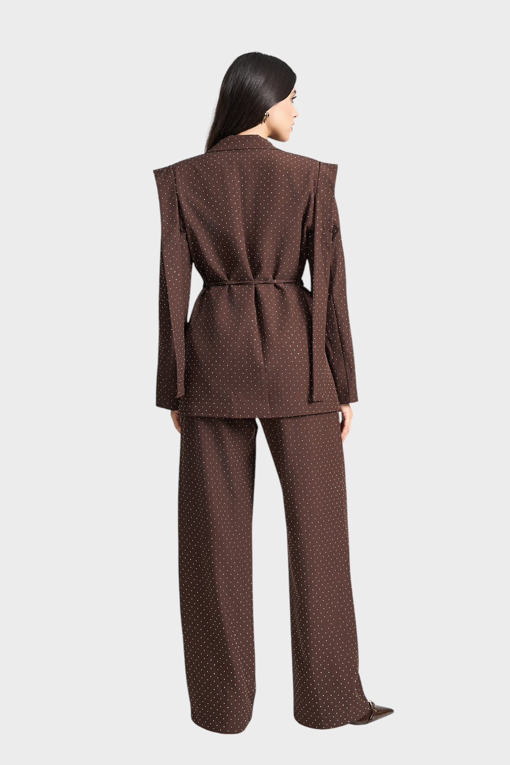 Strass-Jacke und Hose Set