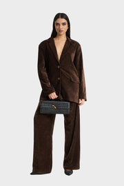 Tabitha – Samtanzug-Set für Damen mit Blazer und Hose – Ansicht 3
