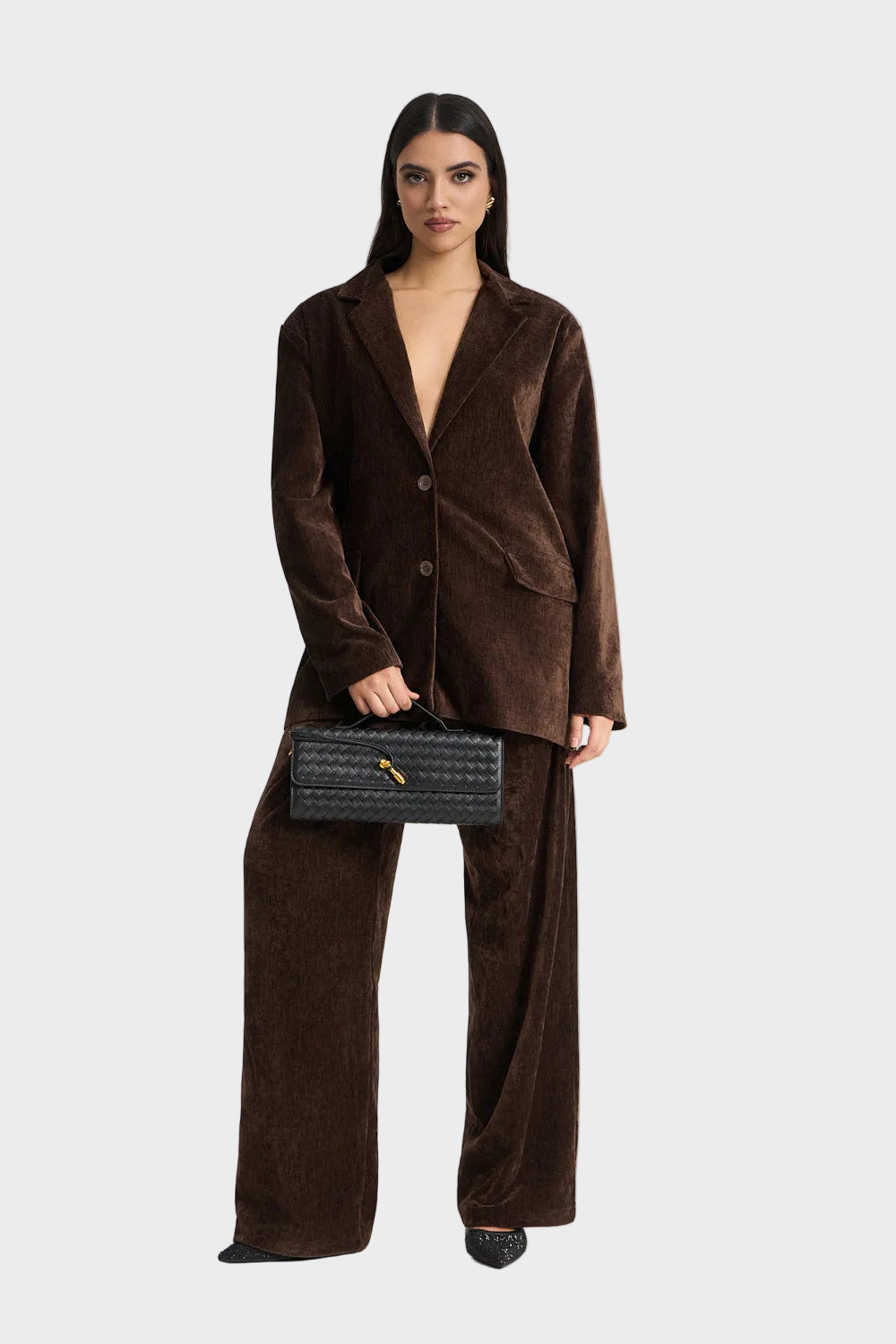 Tabitha – Samtanzug-Set für Damen mit Blazer und Hose – Ansicht 3