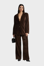 Tabitha – Samtanzug-Set für Damen mit Blazer und Hose