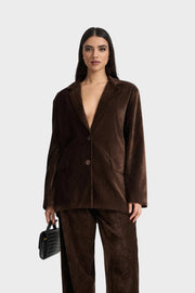 Tabitha – Samtanzug-Set für Damen mit Blazer und Hose – Ansicht 2