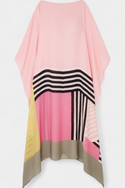 Eleonora – Damen-Kaftan mit geometrischem Muster – Ansicht 13