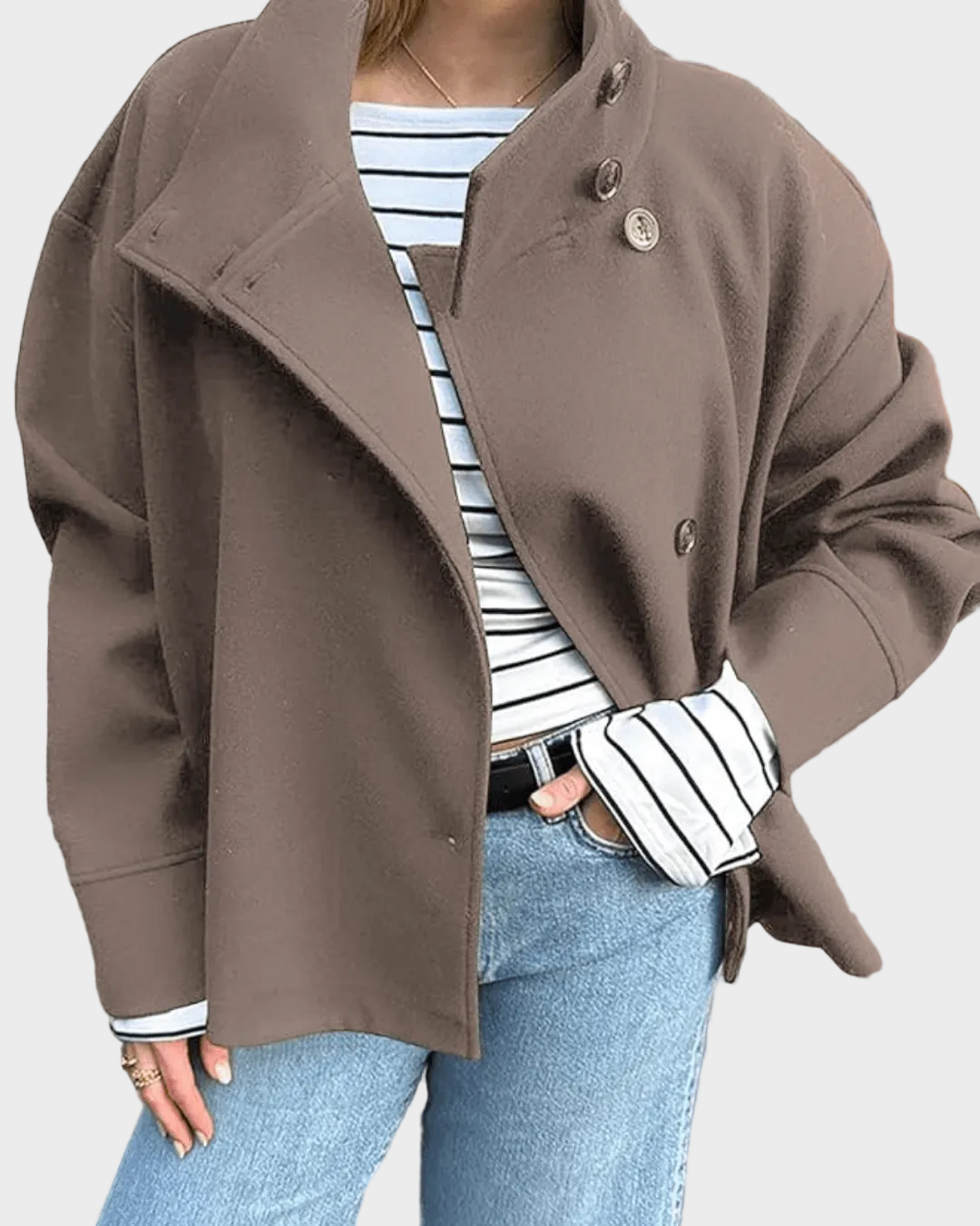 Rosalia – Elegante Damenjacke mit Stehkragen – Ansicht 4
