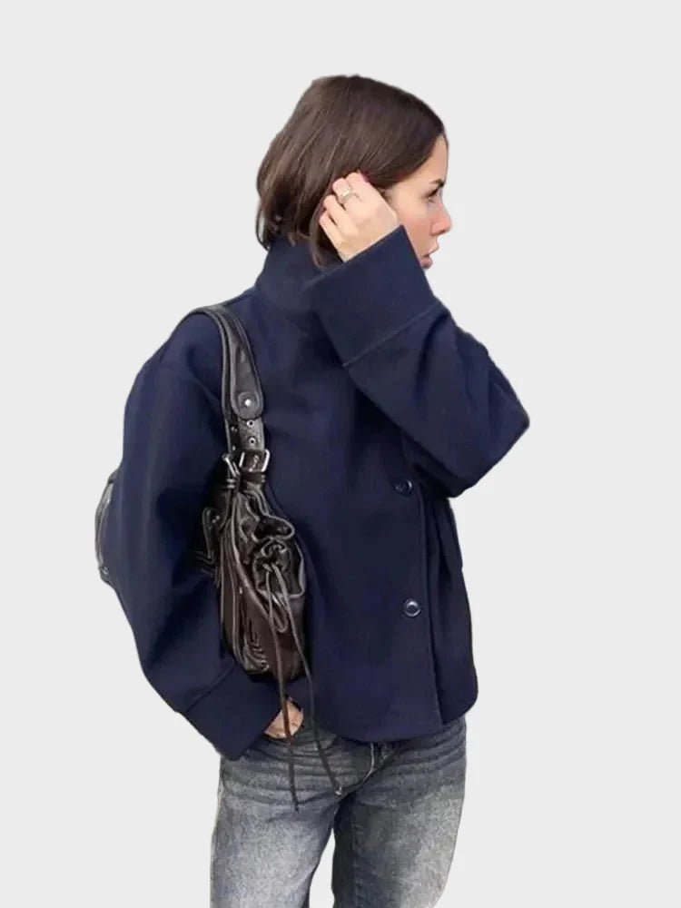 Rosalia – Elegante Damenjacke mit Stehkragen – Ansicht 12