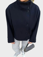 Rosalia – Elegante Damenjacke mit Stehkragen – Ansicht 7