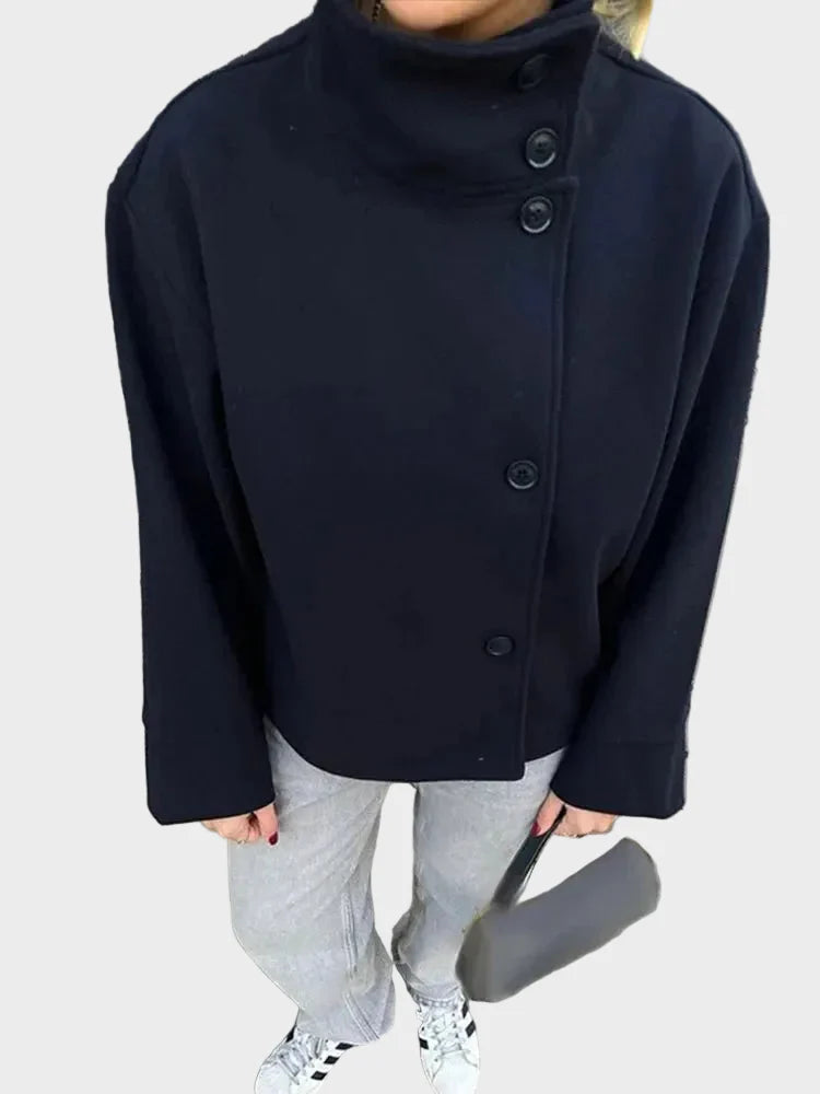 Rosalia – Elegante Damenjacke mit Stehkragen – Ansicht 7
