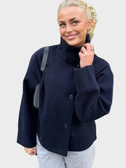 Rosalia – Elegante Damenjacke mit Stehkragen – Ansicht 2