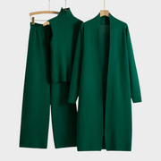 Sandra – Dreiteiliges Damen-Set mit langem Cardigan – Ansicht 10