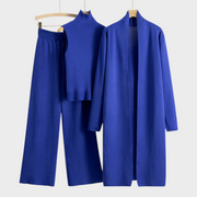 Sandra – Dreiteiliges Damen-Set mit langem Cardigan – Ansicht 11