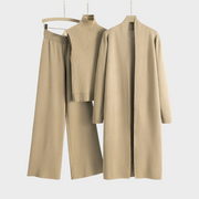 Sandra – Dreiteiliges Damen-Set mit langem Cardigan – Ansicht 4