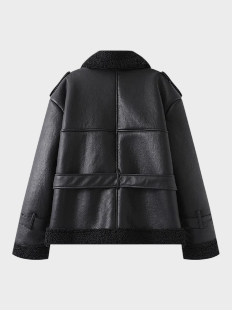 Jade – Modische Damenjacke mit Taillenakzent – Ansicht 3
