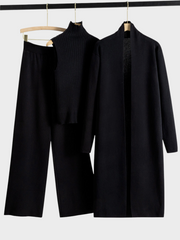 Sandra – Dreiteiliges Damen-Set mit langem Cardigan – Ansicht 5