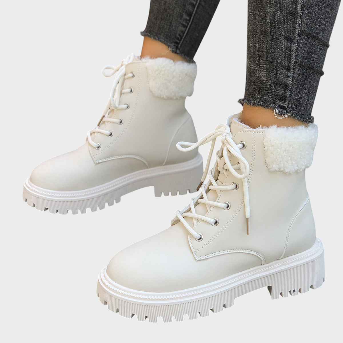 Rachel | Damen-Winterstiefel aus Baumwolle