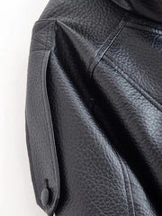 Carla – Asymmetrische Damen-Lederjacke – Ansicht 11