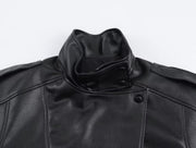 Carla – Asymmetrische Damen-Lederjacke – Ansicht 10