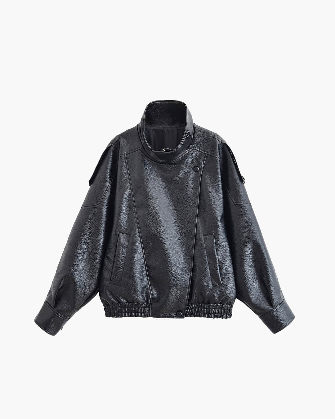 Carla – Asymmetrische Damen-Lederjacke