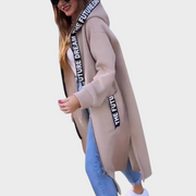 Sammy – Lange Kapuzenjacke für Damen – Ansicht 4