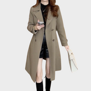 Olivia – Stilvoller Woll-Trenchcoat für Damen