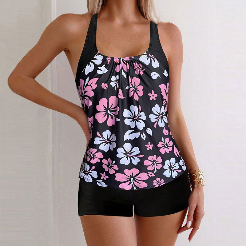 Stefanie | Figurformender Tankini mit Print
