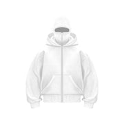 Ninja-Sweatshirt für Damen mit Reißverschluss und Maske – Ansicht 6