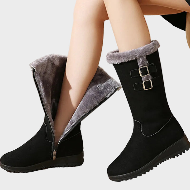 Wadenhohe Damen-Schneestiefel Mikasa – Ansicht 2