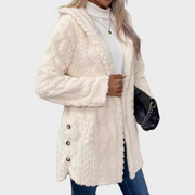 Elzie – Warme Jacquard-Kapuzenjacke für Damen – Ansicht 9