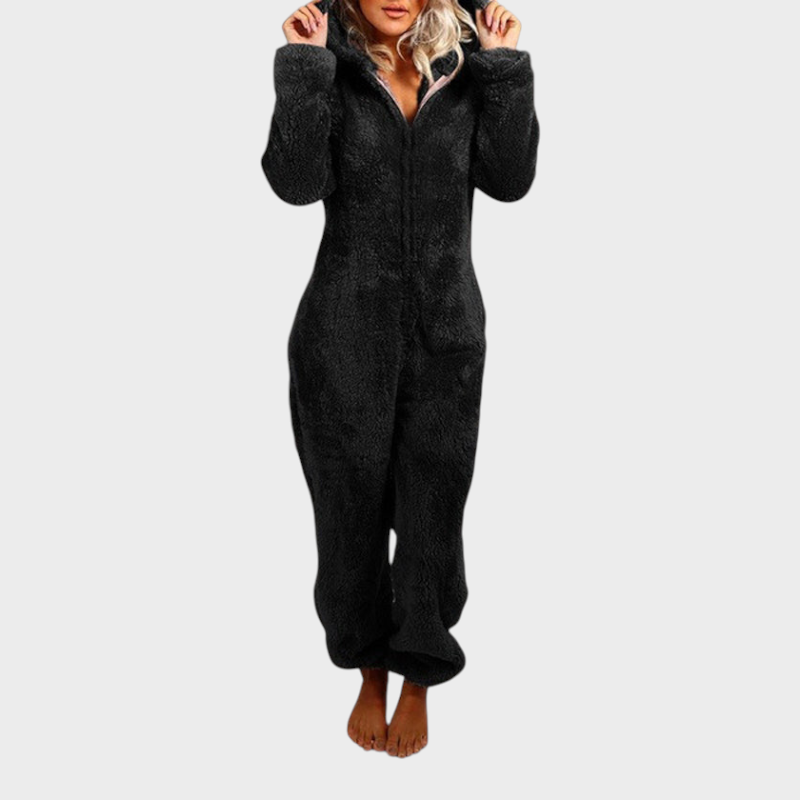 Edda – Ultraweicher Kapuzenoverall für Damen – Ansicht 3