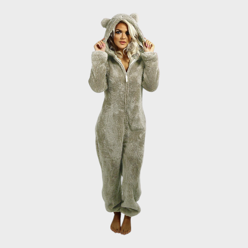 Edda – Ultraweicher Kapuzenoverall für Damen – Ansicht 10