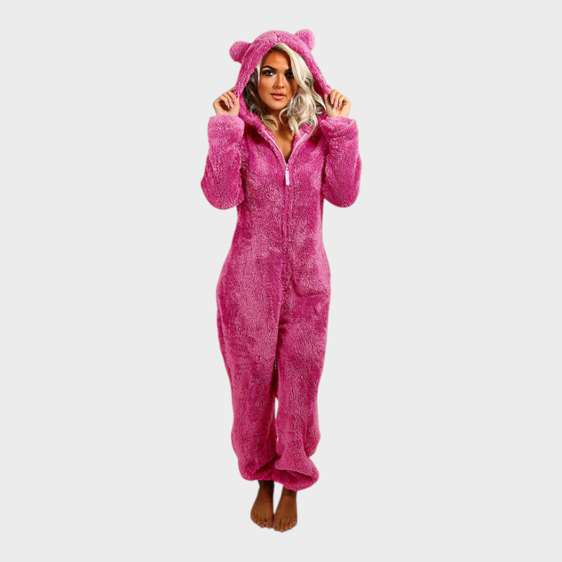 Edda – Ultraweicher Kapuzenoverall für Damen – Ansicht 13