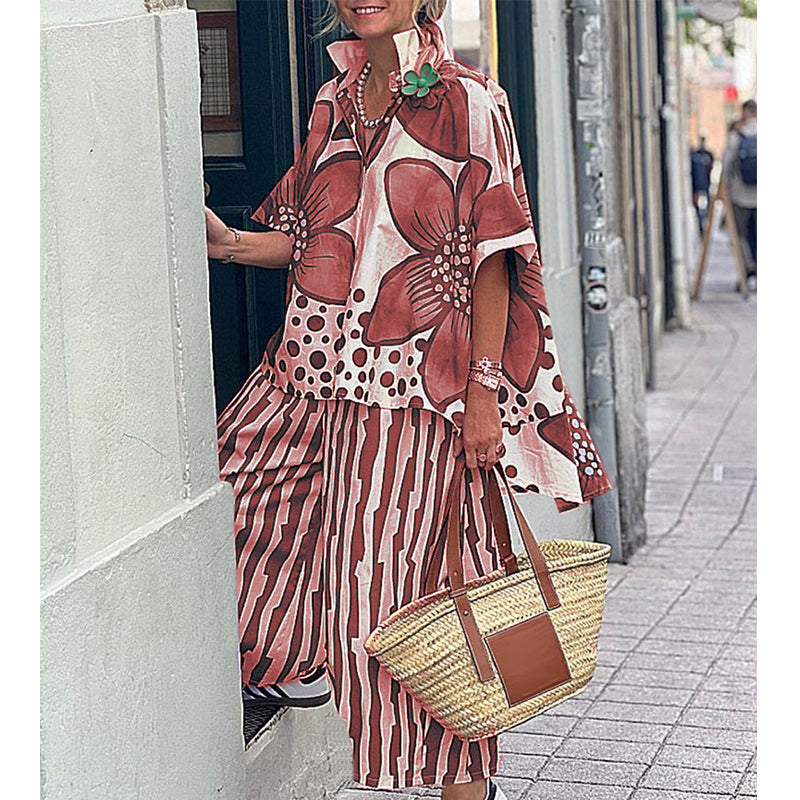 Martina | Zweiteiliges Damen-Set mit Blumenprint