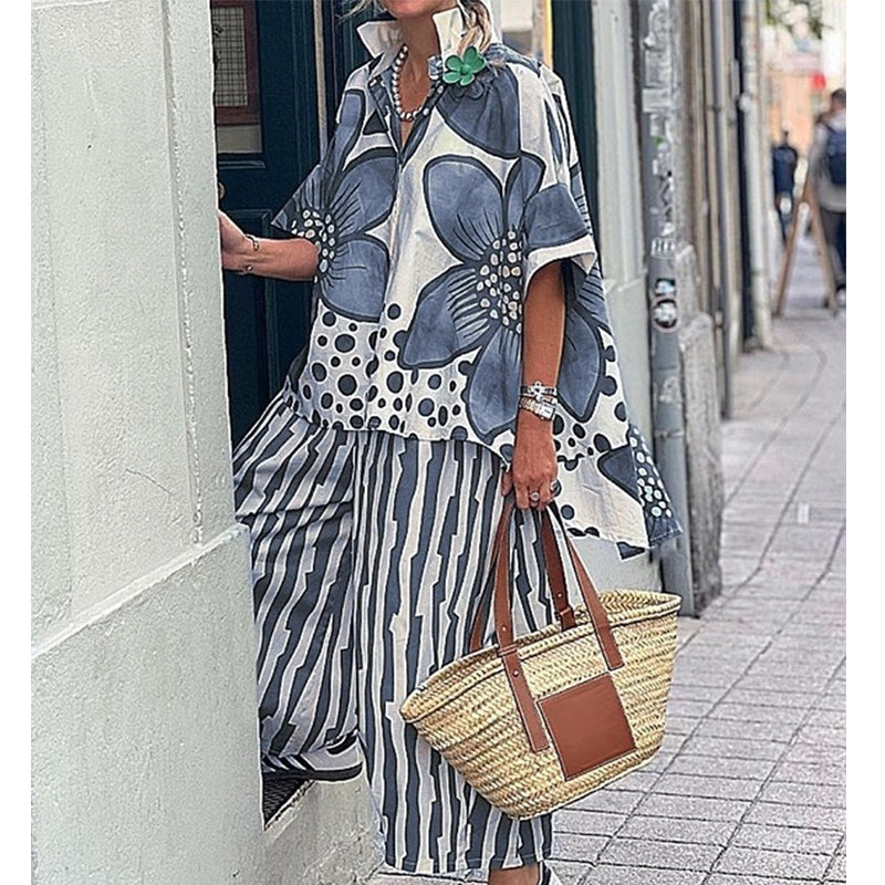 Martina | Zweiteiliges Damen-Set mit Blumenprint