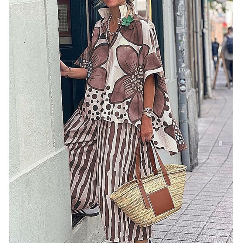 Martina | Zweiteiliges Damen-Set mit Blumenprint