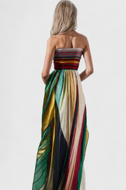 Leticia – Langes Damenkleid in weiter, fließender Linie – Ansicht 4