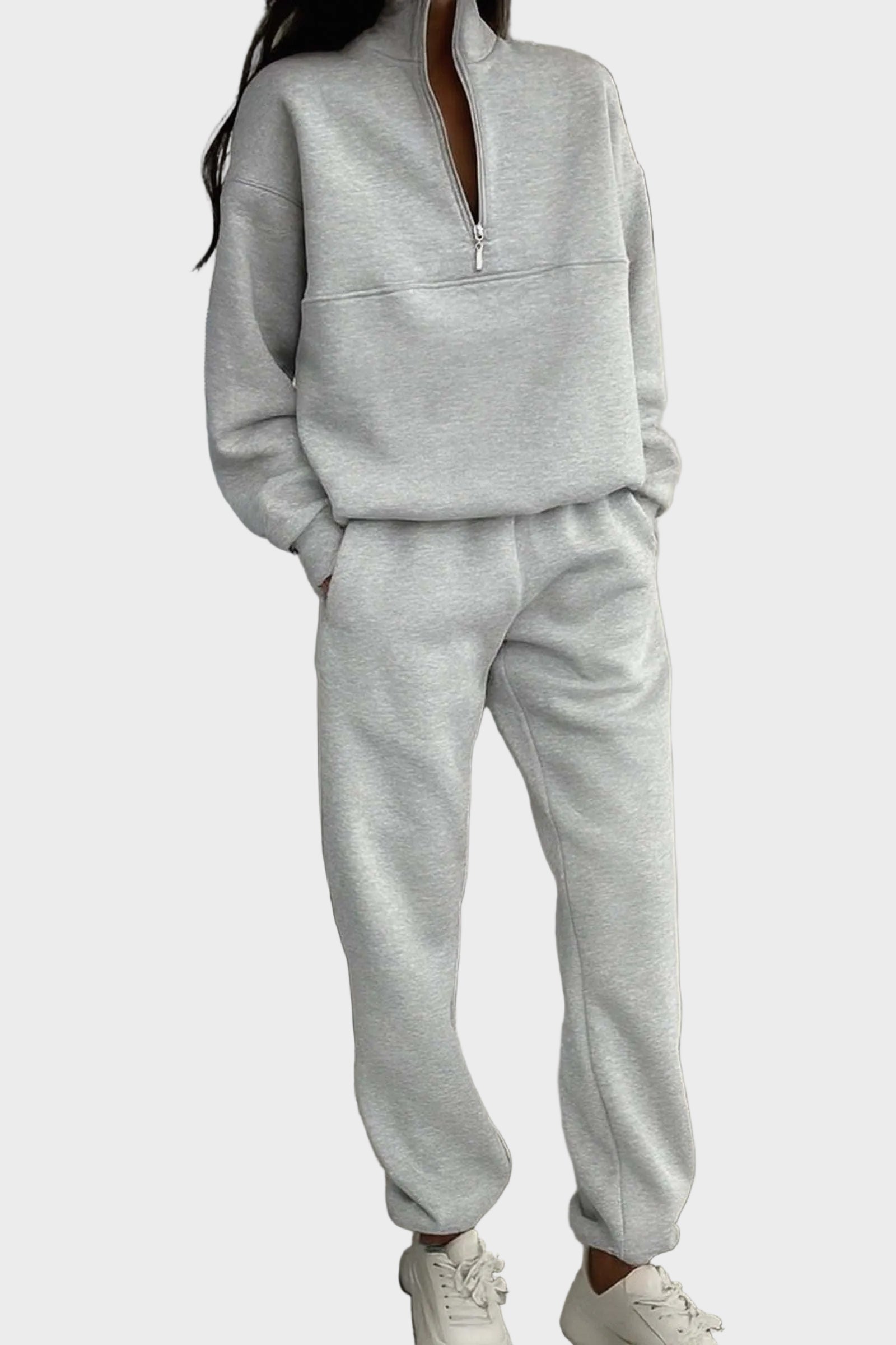 Essential Edit – Jumpsuit für Damen aus Baumwollmischgewebe – Ansicht 5