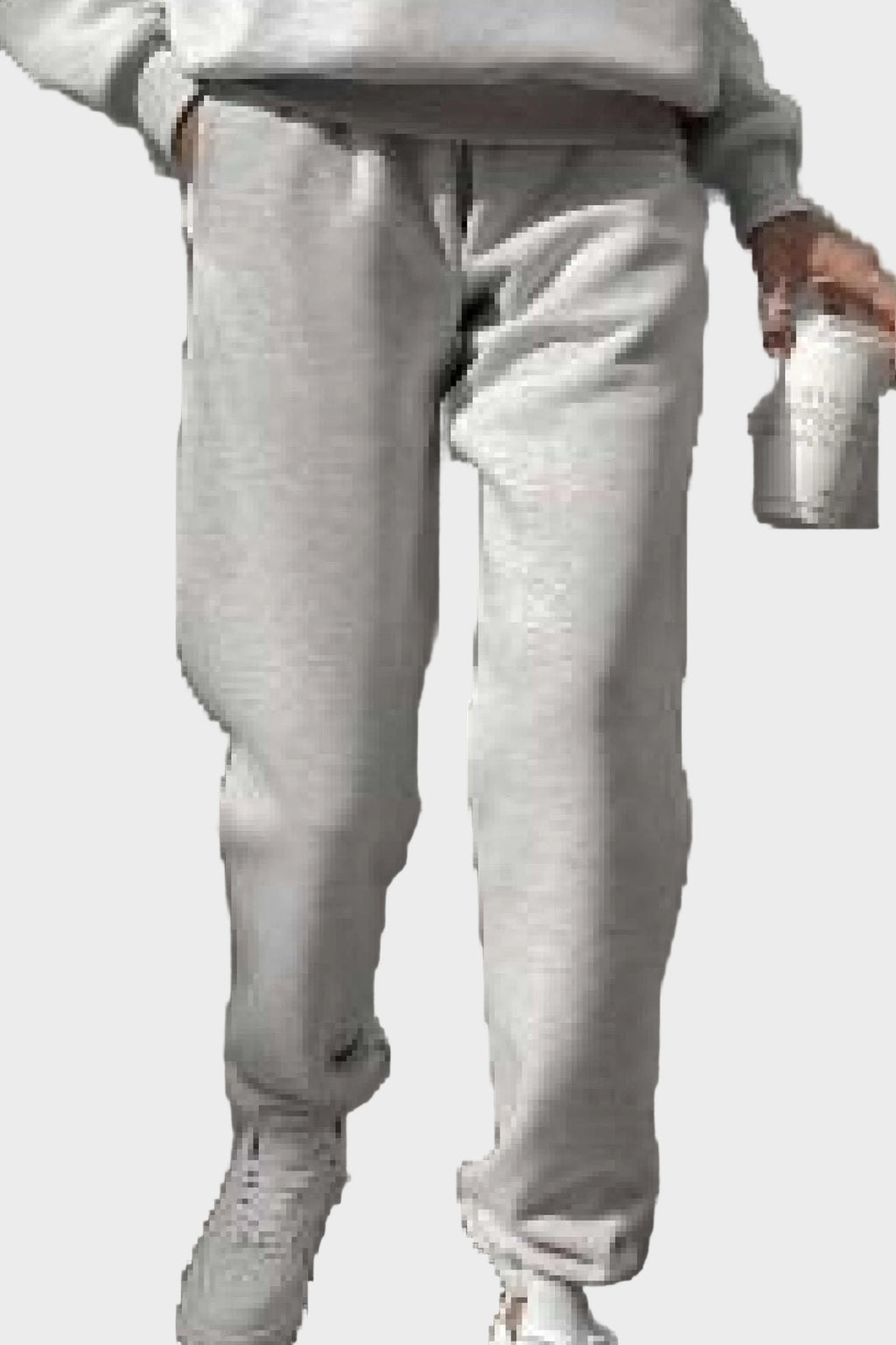 Die Basic-Variante: Jumpsuit aus Baumwollmischgewebe