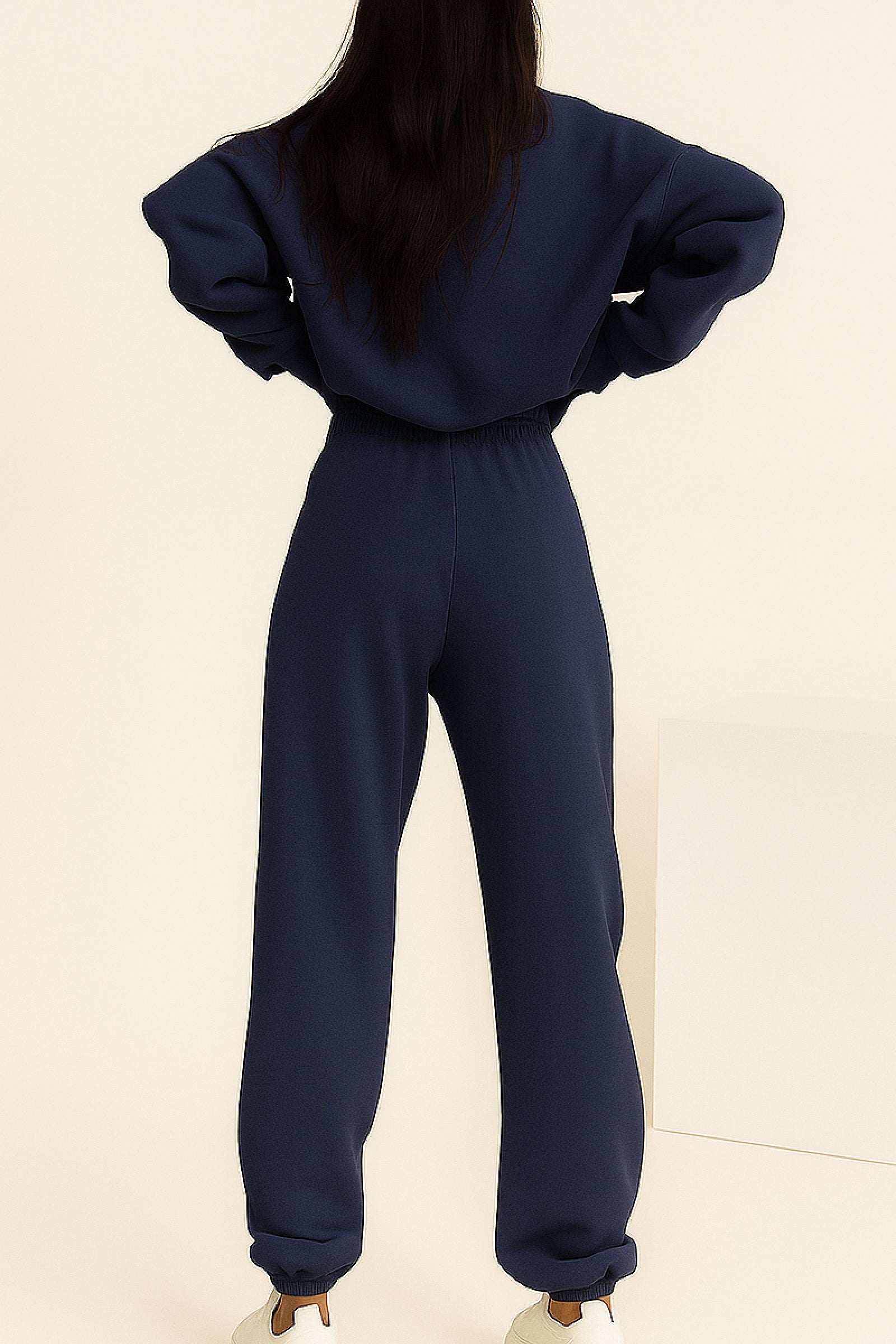 Essential Edit – Jumpsuit für Damen aus Baumwollmischgewebe – Ansicht 9