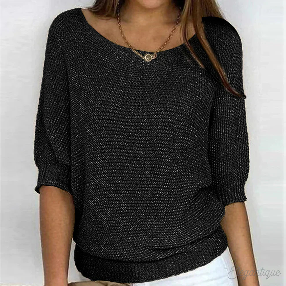 Eunice – Bequeme Strickbluse für Damen – Ansicht 3